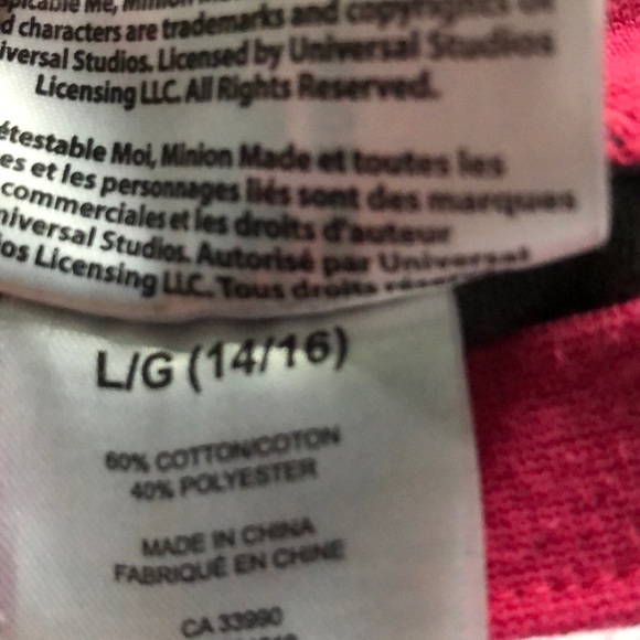 Kids Minion Pyjama Shirt - Picture 3 of 3